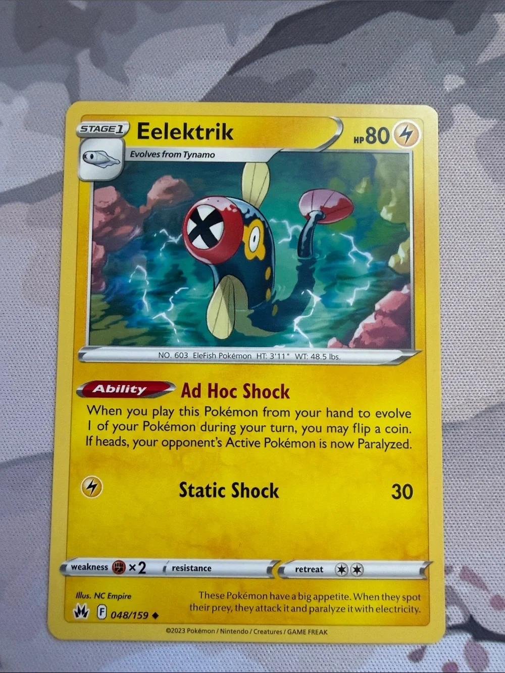 ⚡ Electric Pokémon Card Lot | Toxtricity Rotom Electabuzz Elekid ✨5/$25✨